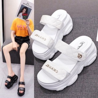 พร้อมส่ง!! รองเท้าส้นตึก สูง8cm.  Size 34-39