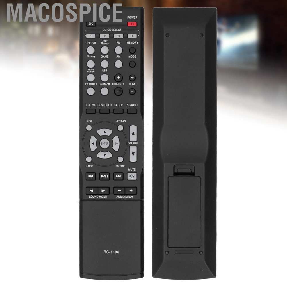 Macospice รีโมตคอนโทรล สำหรับ Denon Audio Video Receiver Avr-X520Bt Avr-S500Bt