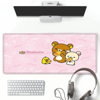 #affordablepriceDropshipping Rilakkuma Mouse Pad PC Laptop Gamer Mousepad Anime Antislip Mat Keyboard Desk Mat For Overw