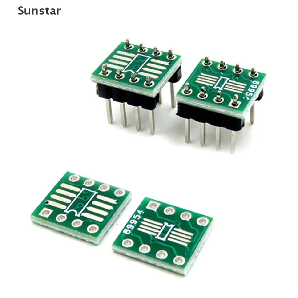 [Sunstar] New 10pcs SOP8 SO8 SOIC8 TSSOP8 TO DIP8 adapter to DIP + Pin Header Hot Sell