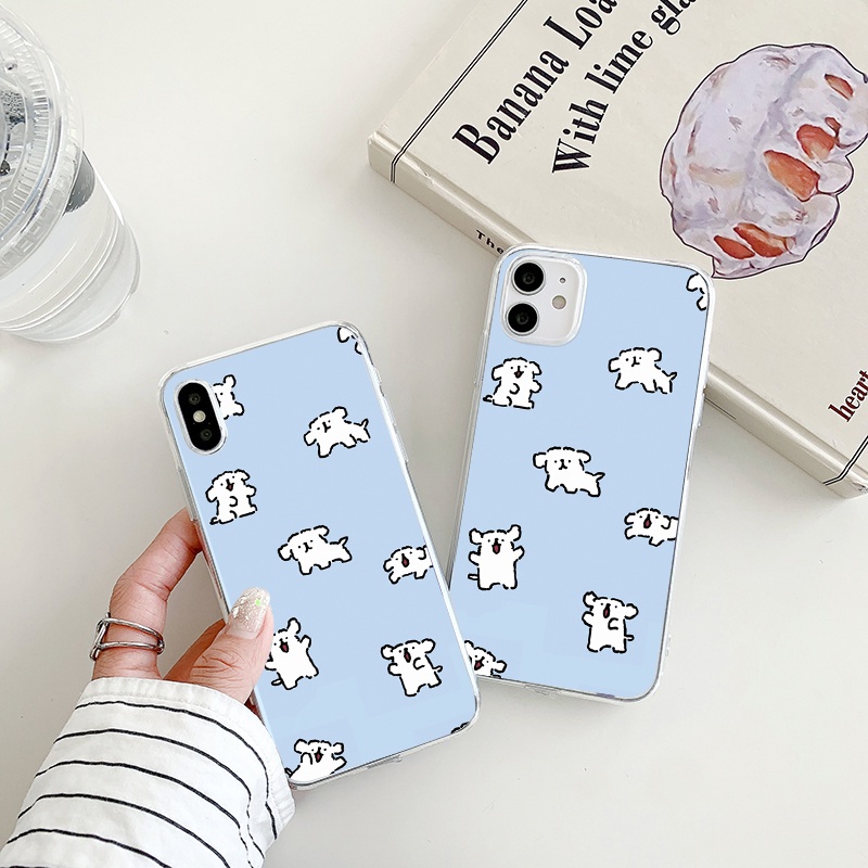 puppy เคสไอโฟน 12 pro 8 พลัส phone case 11 12 14 pro max Xr Xs X max iPhone 14 7 8 plus se 2020 13 promax เคส นิ่ม