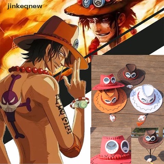 Jkth หมวกคาวบอย คอสเพลย์อนิเมะ One Piece Portgas D Ace สําหรับผู้ชาย ผู้หญิง