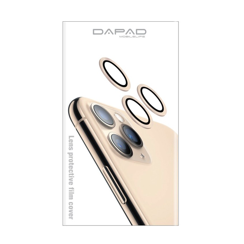 Dapad Camera+ ฟิล์มเลนส์กล้องไอโฟน เลนส์กล้อง 12/12mini/ 12Pro / 12Pro max ฟิล์มวงแหวน
