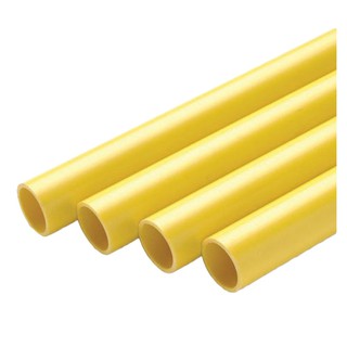 RIGID PVC CONDUIT ELEKTRA 3/8” 4M YELLOW ท่อร้อยสายไฟ PVC  3/8 นิ้ว 4 ม. สีเหลือง ท่อตรง ท่อร้อยสายไฟและอุปกรณ์ งานระบบไ