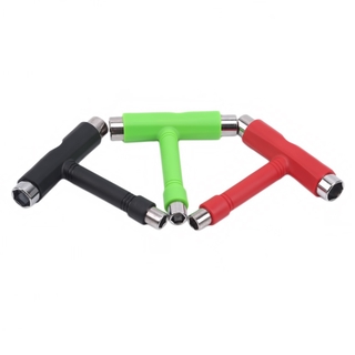 Multi functional Skate T Shape Skateboard Scooter Tools Kick Scooter Mini T Wrench Spanner Adjusting Skates Tool