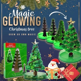 Christmas Decor Magic Growing Christmas Tree Magic Growing Cute Christmas Tree Funny Educational and Party Toys