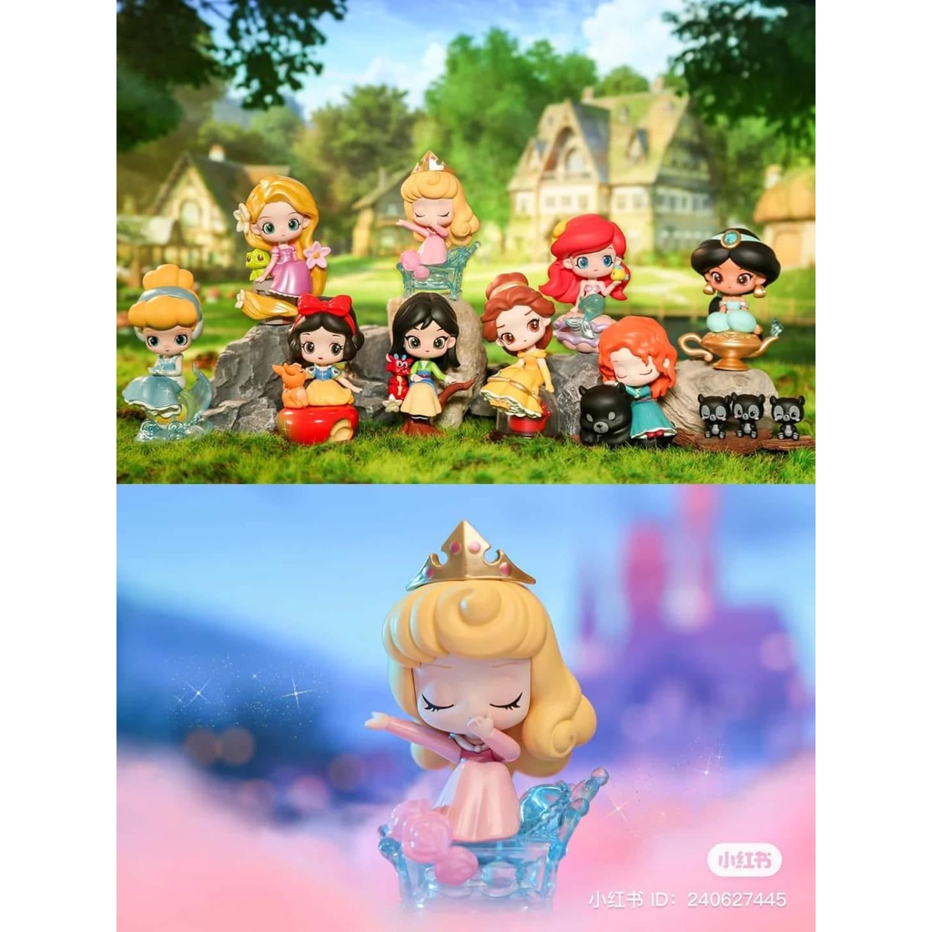 [พร้อมส่งของแท้] โมเดลเจ้าหญิง Disney Princess Fairy Town By Top Toys งานลิขสิทธิ์ของแท้ (สุ่ม/ยกชุด/เลือกตัว)