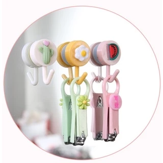 พร้อมส่ง! ตะขอแขวนติดผนัง ลายการ์ตูน แบบมีกาว ไม่ต้องเจาะ ตะขอติดผนัง ลายน่ารัก แข็งแรง รับน้ำหนักได้ดี