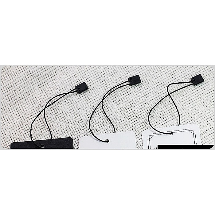 เชือกคล้องป้าย 1 ห่อ (100 เส้น+ -) เชือกห้อยป้ายแท็ก ป้ายสินค้า ใช้สำหรับห้อยป้ายแท็ก หรือร้อยป้ายราคาสินค้า