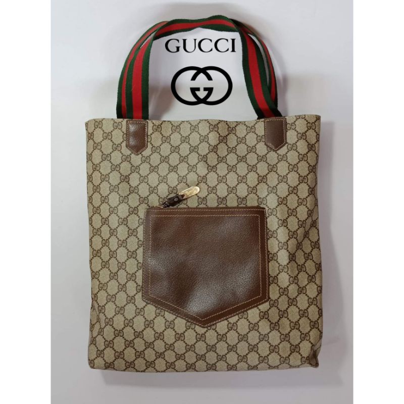 กระเป๋า Gucci tote Authentic แท้ วินเทจ