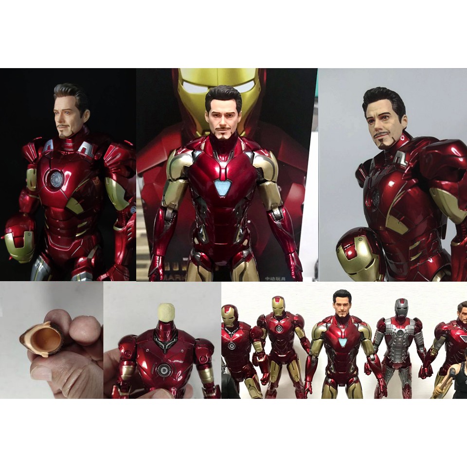 หัวโทนี่ใส่ ZD TOYS tony head 1/10 for ZD TOYS MK7 พร้อมจัดส่ง