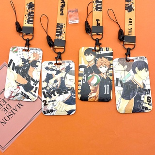 เคสซิลิโคน ลายการ์ตูนอนิเมะ Haikyuu สําหรับใส่บัตรประจําตัวประชาชน