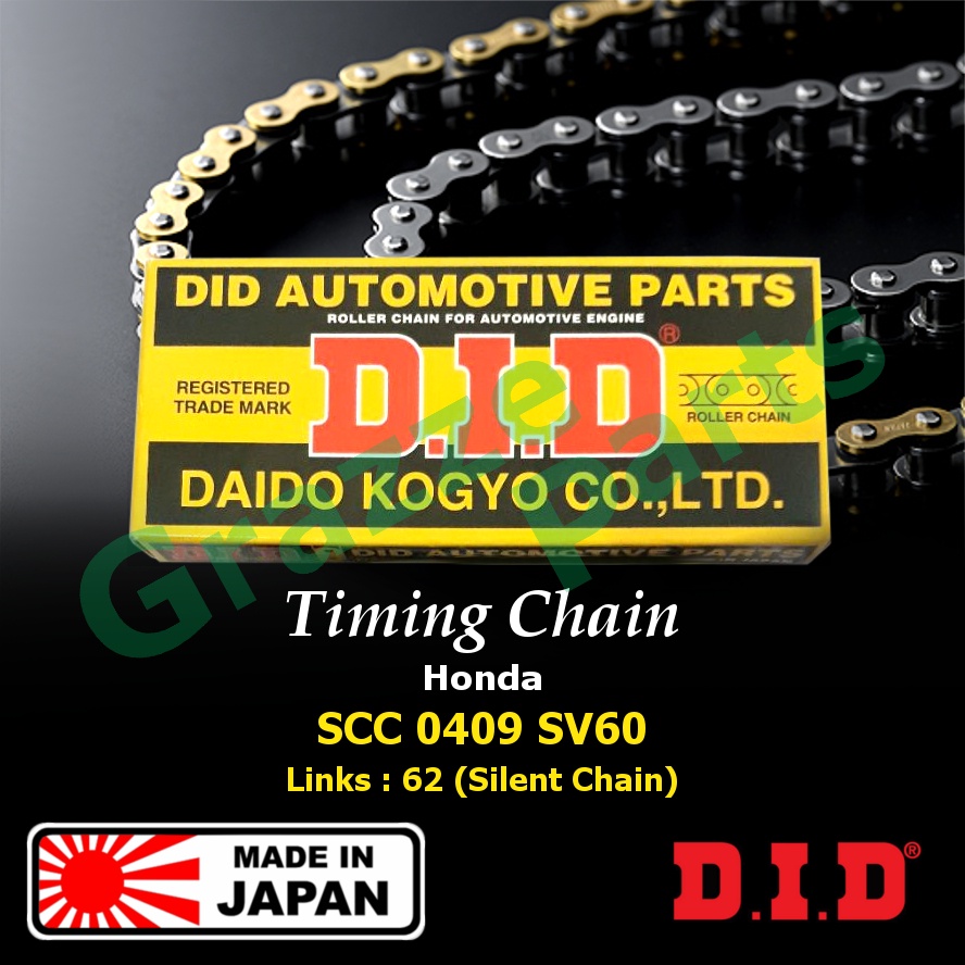DID Timing ปั๊มน้ํามันโซ่ SCC0409SV60 / 13441-PNA-004 Honda Civic SNB 2.0 Stream S7C K20A (62S)