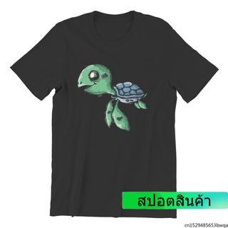 เสื้อยืดลายการ์ตูนเต่าทะเลสําหรับผู้ชาย