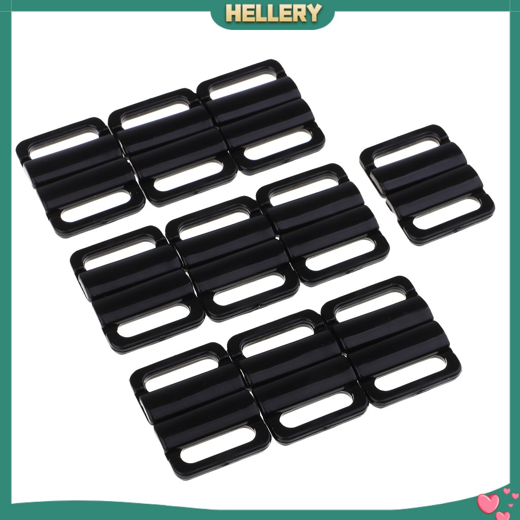 [HELLERY] คลิปตะขอสายคล้องบราชั้นใน บิกินี่ 14 มม. 10 คู่