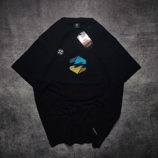 เสื้อยืด ปักลายโลโก้ BILLABONG BLACK