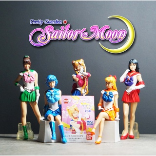 เหมา Bandai Pretty Guardian Sailor Moon Live Tokusatsu HGIF Gashapon Figure Set of 5 เซเลอร์มูน กาชาปอง