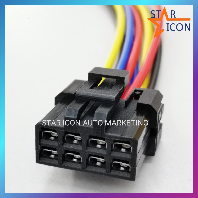 Nissan Van C22 Vanette Head Lamp Turn Signal Switch Socket Connector (8pin) (3pin)