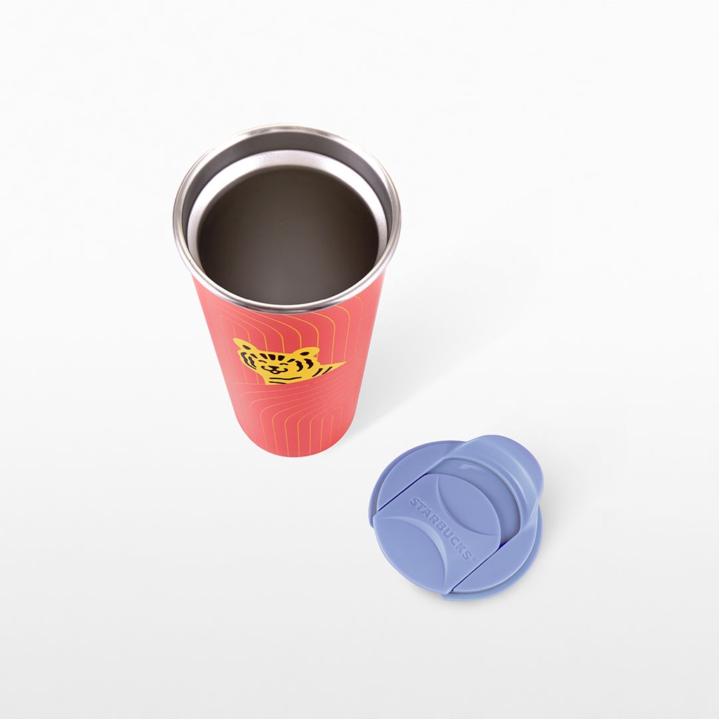 Starbucks Stainless Steel Tiger Behind The Rock Tumbler16oz.ทัมเบลอร์สตาร์บัคส์สแตนเลสสตีลลายเสือ ขนาด 16ออนซ์ A11129911 #4