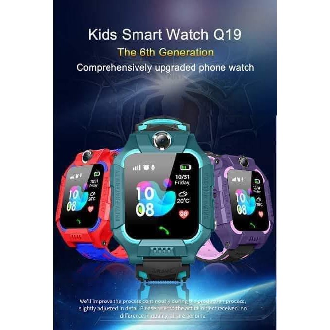 นาฬิกาQ19 Smart watch for Kids PK Q12 GPS 2G Call Chat Waterproof นาฬิกาโทรศัพท์อัจฉริยะสำหรับเด็ก นักเรียน  ⭕️รุ่นนี้ไม