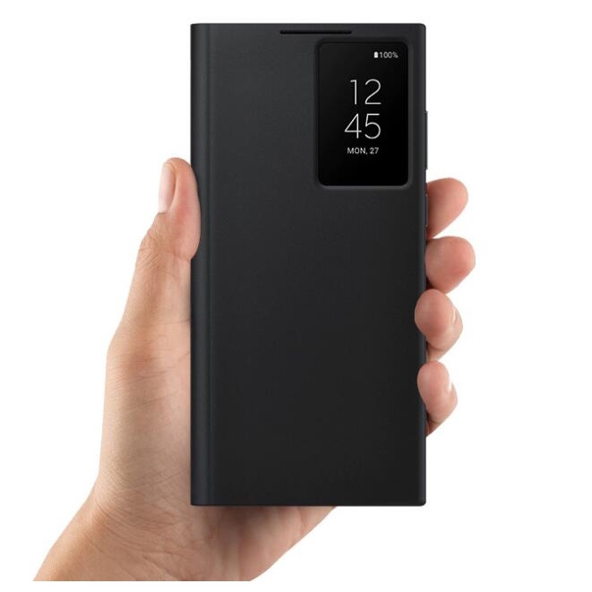 Original Smart View Window Flip Case Original สําหรับ Samsung Galaxy S22 Ultra 5G S 22 Ultra S22 + Plus โทรศัพท์ LED Cover