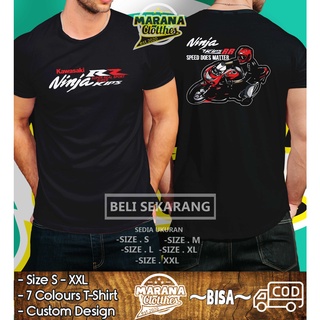 เสื้อยืดวินเทจเสื้อยืด พิมพ์ลาย Kawasaki ninja RR OLD Super Kips Speed Does Matter สําหรับผู้ชายS-5XL