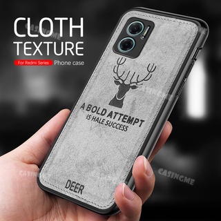เคสโทรศัพท์มือถือ กรอบนิ่ม ป้องกันกระแทก ลายกวางเอลก์ 3D สําหรับ Xiaomi Redmi 10 5G 10 5G 2022