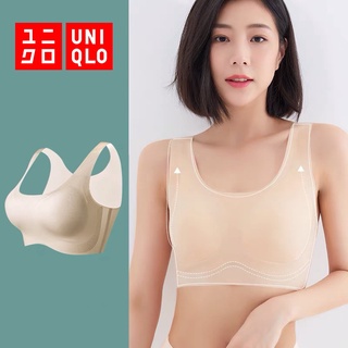 พร้อมส่ง Uniqlo Airism บราชั้นใน ไร้สาย สําหรับผู้หญิง (ผ่อนคลาย / ตาข่าย)