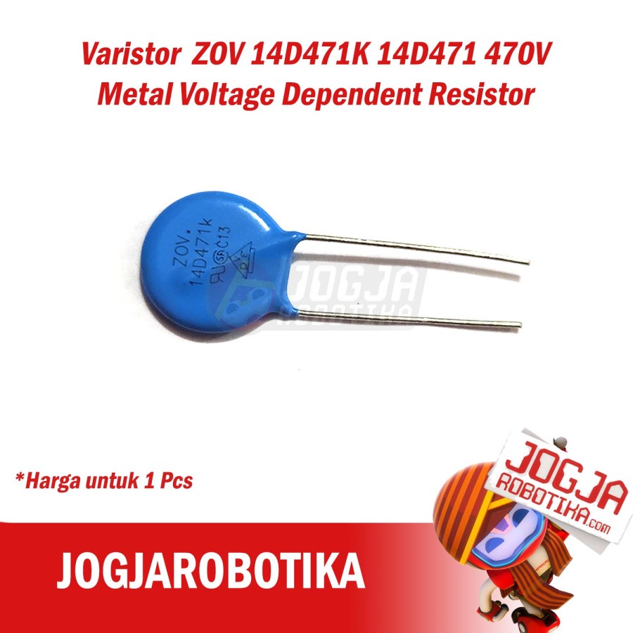 VARISTOR ZOV 14D471K 14D471 470V METAL VOLTAGE DEPENDENT RESISTOR