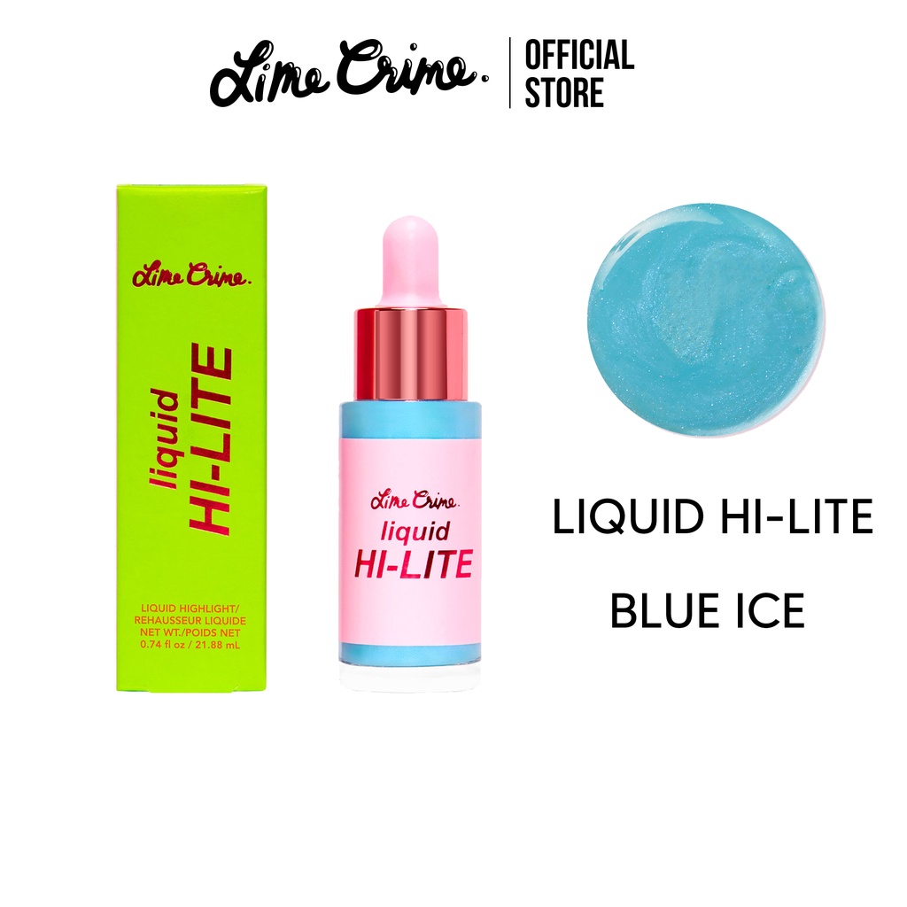 (Lot ผลิต 07/19) Lime Crime Hi-Lite Liquid สี Blue Ice By Lime Crime Thailand