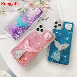 เคสโทรศัพท์มือถือ TPU มีทรายไหล แต่งกลิตเตอร์ ไข่มุก ระยิบระยับ สําหรับ Samsung Galaxy A13 4G A73 A53 A33 5G A03S A22 4G A22 5G M32 M22 4G