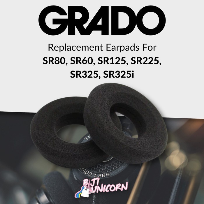 แผ่นรองหูฟังสําหรับ Grado SR80 SR60 SR125 SR225 SR325 325i