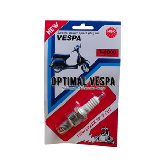 [เลือกได้] หัวเทียน Vespa NGK Px Ps Super Sprint Exclusive Excel Drat Long Short