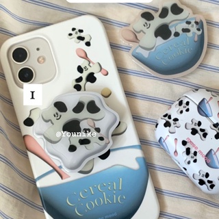 เคสโทรศัพท์มือถือนิ่ม ลายหมี บิสกิตข้าวโอ๊ต สไตล์เกาหลี สําหรับ i-phone13pro 12promax 11xr