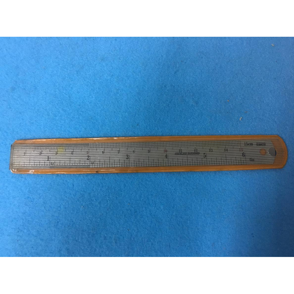 ไม้บรรทัดเหล็ก META(TA114N) 15cm 6in