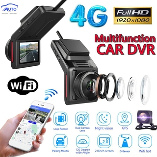 New_Phisung K18 4 G Wifi Dvr W / Gps Fhd 1080 P กล้องมองหลังสําหรับติดรถยนต์