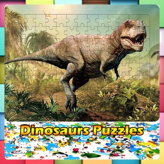 【Jurassic World Theme Jigsaw】จิ๊กซอว์ตัวต่อ เบอร์ 10-18 หนา 4 มม. เป็นมิตรกับสิ่งแวดล้อม ของเล่นเสริมการเรียนรู้เด็ก อายุ 3-8 ปี DIY 104 ชิ้น จิ๊กซอว์ จิกซอ จิ๊กซอว์เด็ก ของเล่นเด็ก