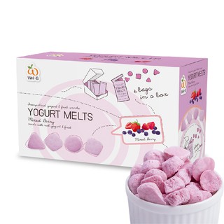 [ใส่โค้ด 21577J3I ลด 20%] Wel-B Yogurt Melts Mixed berry 42g. (โยเกิร์ตกรอบ มิกซ์เบอร์รี่ 42 กรัม) ขนม ช่วยย่อย