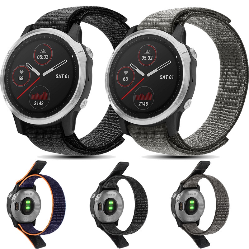 สายนาฬิกาข้อมือไนล่อนสําหรับ Garmin Fenix 6S/6S Sapphire/Fenix 5S/5S Plus Quick Fit 20มม.

