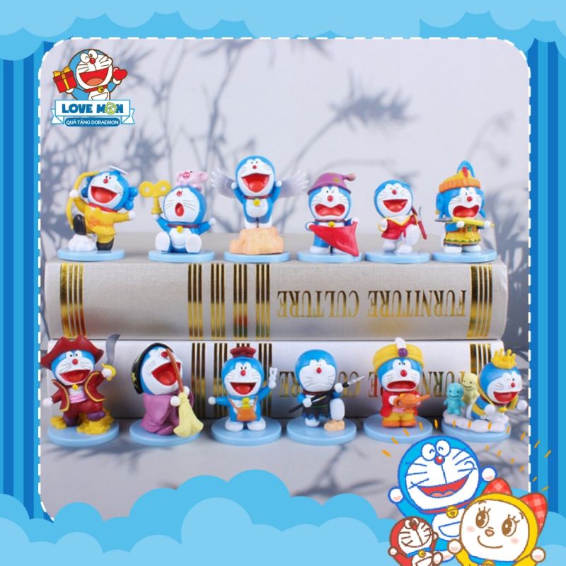 DORAEMON MODEL 12 STORY COLLECTIONS, STUDY TABLE DECORATION COLLECTION