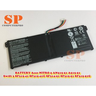 Acer battery แบตเตอรี่ของแท้ Acer  AN515-42 AN515-51 AN515-52 A515-51G A515-54G A715-52G SF315-41G SF315-51G SF314-56