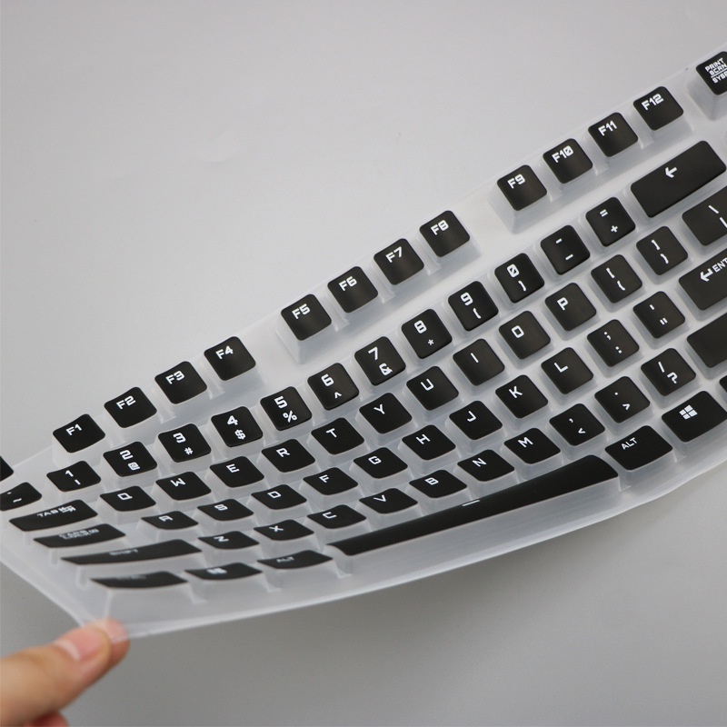 สําหรับ Logitech G610 G213 G810 G413 คอมพิวเตอร์เดสก์ท็อปซิลิโคนคีย์บอร์ดฝาครอบ [ZXL]