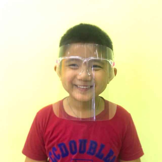 🔥งานไทย 3 ชิ้น🔥เฟสชิวเด็กคุณภาพดี เฟสชิวแว่นตา Face Shield หน้ากากแว่นตา หน้ากาก เฟสชิวแว่นตา