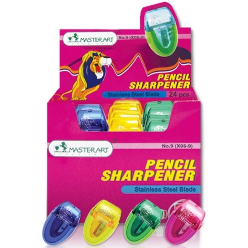 กบเหลาดินสอ master art No.9 กบเหลา Master Art No.9  คละสี  กบเหลา