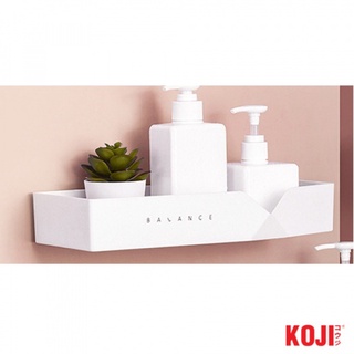 KOJI ชั้นวางอุปกรณห้องน้ำติดผนัง ขนาด 13.5x30x5 cm. 2JYS056-WH สีขาว