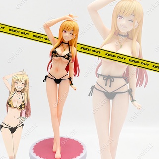 โมเดล My Dress-Up Darling Marin Kitagawa (Swimsuit Ver.) 23cm Anime Marine JK Coser Cosplayer Figure Packed in Box Bikini Model Sono Bisque Doll Wa Koi Wo Suru