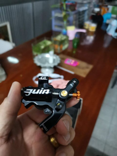 Okk.bike​  ปั๊มเบรคเสือหมอบ ยี่ห้อ juin  รุ่น GT​  4​pot​
