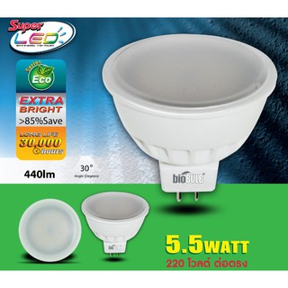 LED MR16 220V  5.5W GU5.3 Biobulb