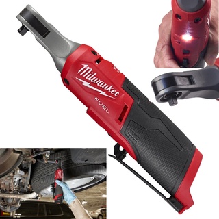 MILWAUKEE NO.M12 FHIR14-0 M12 Fuel Cordless Impact Ratchet Bare Unit 1/4" ด้ามฟรีไร้สาย Factory Gear By Gear Garage