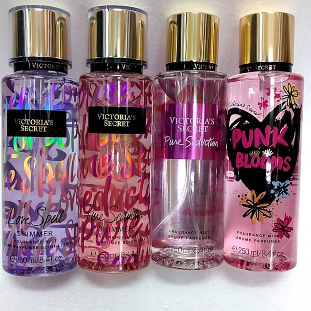 ! Victoria' s Secret สเปรย์น้ำหอม ขนาด 250ml.(ขวดใหญ่)  **แจ้งกลิ่นที่ต้องการทางแชทนะคะ